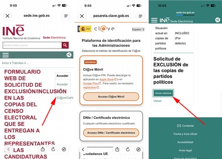 Exclusion Censo Electoral Propaganda