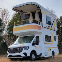 Esta autocaravana china parece una camper normal… hasta que la aparcas y sale del techo un segundo piso con terraza