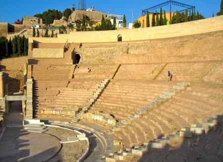 Gradas del teatro romano de Cartagena