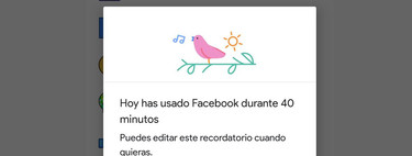 Así es 'Tu tiempo en Facebook': el "bienestar digital" de Facebook para controlar cuánto tiempo pasas en su app 