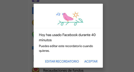 Así es 'Tu tiempo en Facebook': el "bienestar digital" de Facebook para controlar cuánto tiempo pasas en su app