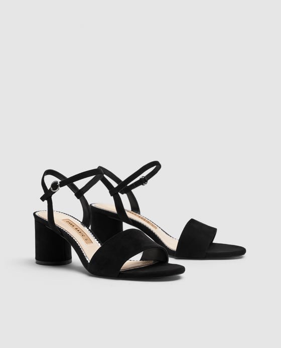 sandalias tacon medio