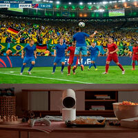 No es lo mismo ver el Mundial en una tele que con un proyector: hasta 100 pulgadas por muy poco dinero 