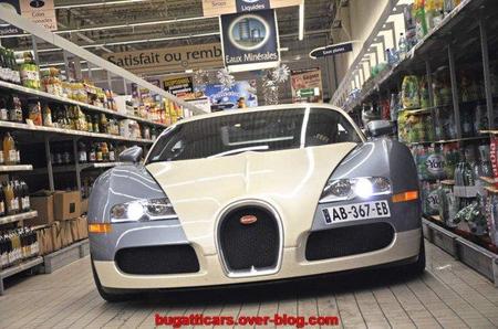 Bugatti Veyron Supermercado