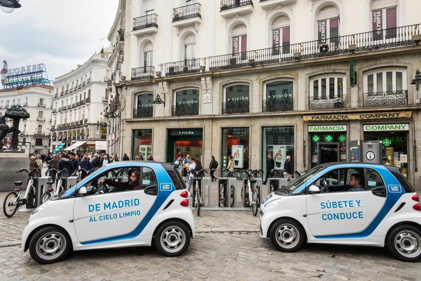 El carsharing ha llegado para quedarse, y en Madrid ya supera los 500.