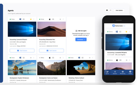 Getscreen.me, la magia de conectarse a cualquier ordenador desde cualquier dispositivo y lugar con solo descargar un ejecutable