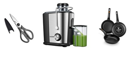 Tres ofertas flash para la cocina en Amazon: sartenes, tijeras y una licuadora