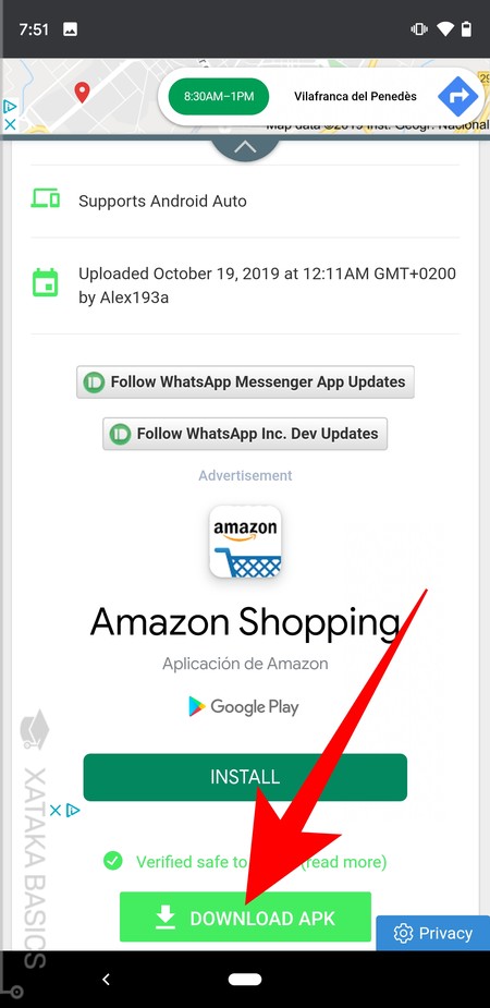 ¿Cómo Descargar e Instalar WhatsApp SIN Play Store? 