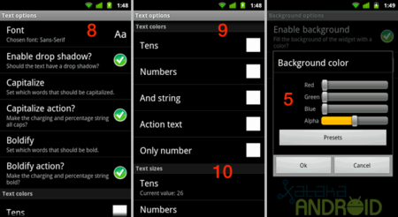 BattStatt un widget para controlar la batería