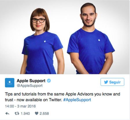 @AppleSupport se lleva el premio de Twitter a la mejor atención al cliente