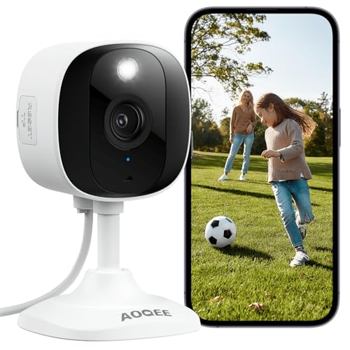 AOQEE Cámara Vigilancia WiFi Exterior/Interior - 2K