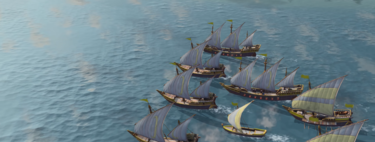 Age of Empires 4, el esperado juego de estrategia, muestra dos nuevos vídeos: batallas navales y los camellos del nuevo Califato abasí
