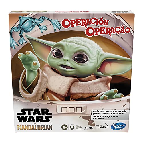 Hasbro Gaming- The Mandalorian Operando: El Mandalariano de Star Wars-Juego de Mesa para niños (F1256175)