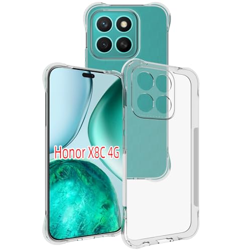USTIYA Funda para Honor X8C 4G Case Uso Rudo Bumper Shock