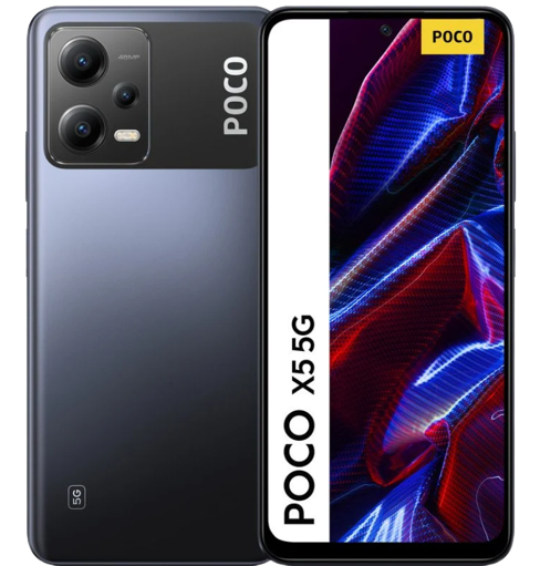 POCO X5 5G 8/256GB Black Unlocked + USB-C to Jack Cable