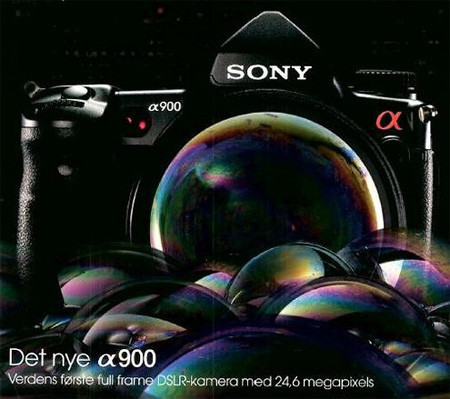 Se filtra un anuncio de la Sony A900