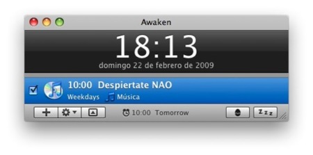 Convierte tu Mac en un despertador con Awaken