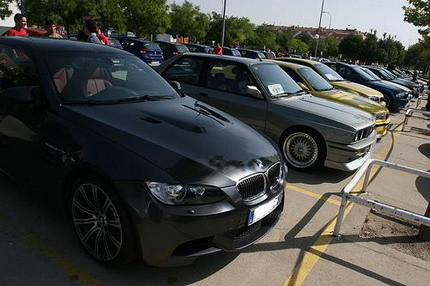 Récord Guinness de concentración de BMWs en Leganés