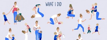 "Lo que yo hice, lo que tú viste", la ilustración viral que muestra el trabajo invisible de las madres e invita a no juzgar