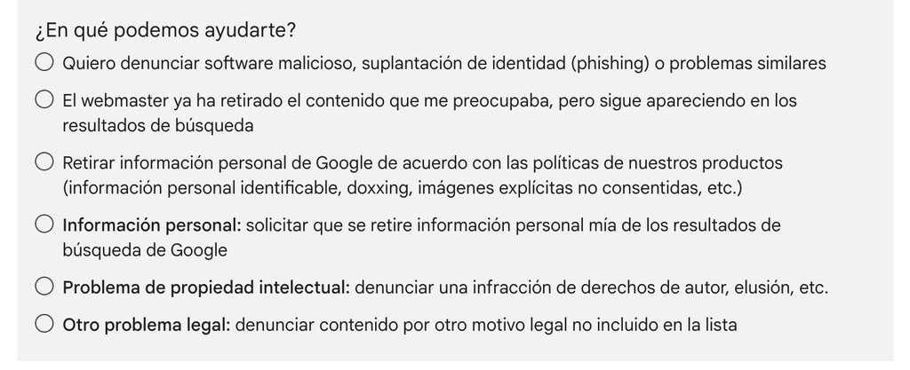 Cómo borrar tus datos personales de la búsqueda de Google: así puedes ...