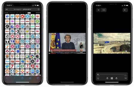 フォトコール iPhone テレビ TDT