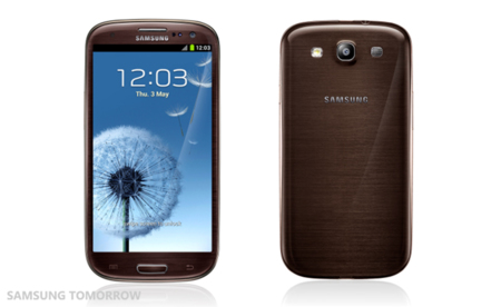 Samsung anuncia tres nuevos colores para su Galaxy SIII: Marrón, gris y negro