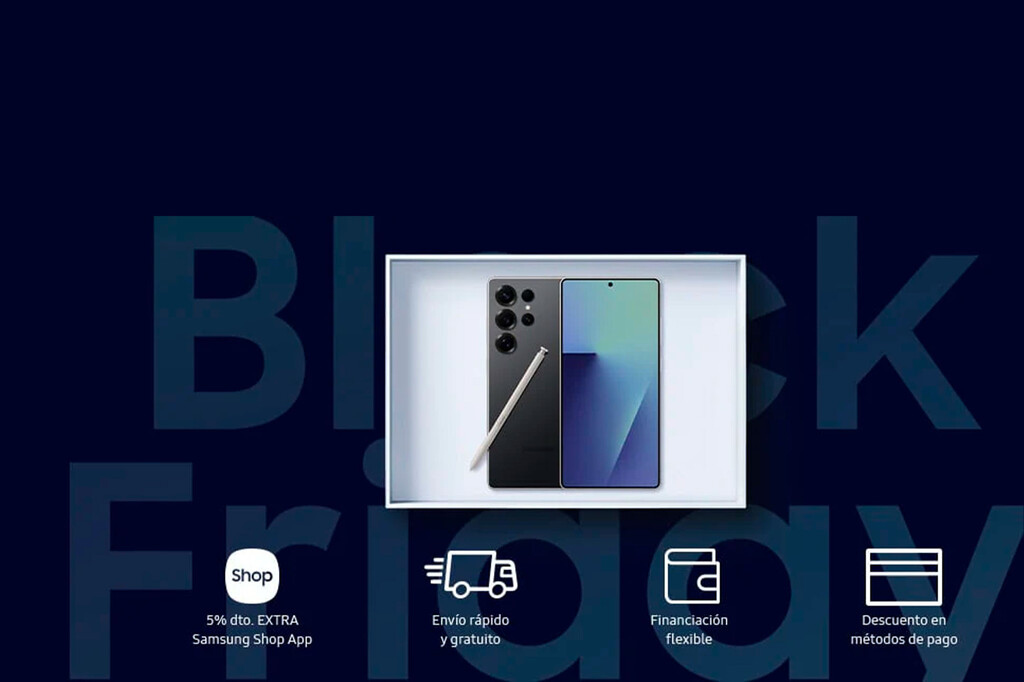 Los precios de los Galaxy por los suelos por el Black Friday. Así puedes conseguir más baratos los mejores móviles de Samsung