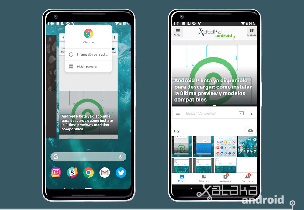 Android P Beta Primeras Impresiones multitarea