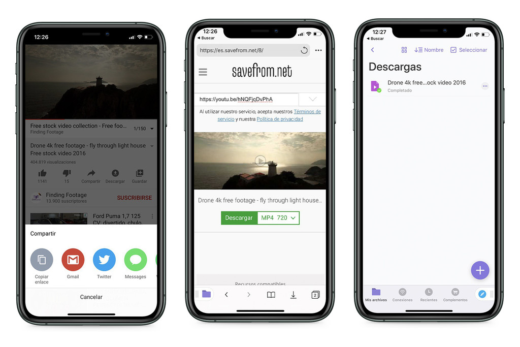 Cómo descargar vídeos de YouTube en un móvil Android o iPhone