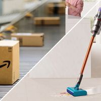 Amazon pone casi a mitad de precio este aspirador Dyson que aspira y friega
