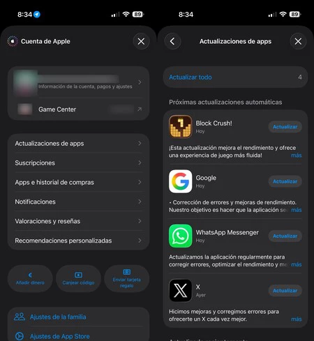 Actualizar Apps