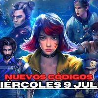 Códigos Free Fire Max hoy Miércoles 9 de julio con recompensas gratuitas 