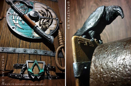Un fan ha creado esta impresionante carcasa de PS5 dedicada a Assassin's Creed Valhalla que nos encantaría tener en nuestras casas