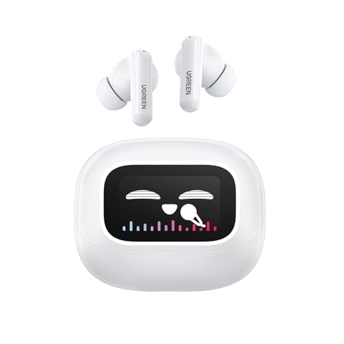 UGREEN Audífonos Inalámbricos Bluetooth ANC 52dB In-Ear con Pantalla Inteligente Táctil