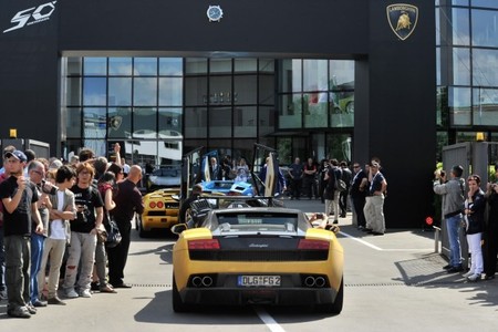 Grande Giro, una celebración de lujo para el 50º aniversario de Lamborghini