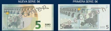 nuevo billete 5 euros reverso