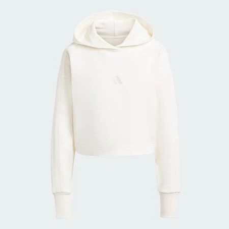 Sudadera Con Capucha All Szn French Terry 3 Bandas Blanco Iw1131 01 Laydown