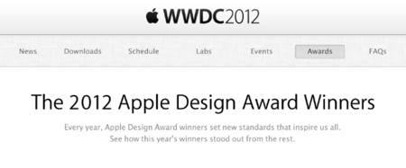 Apple anuncia los ganadores de los Apple Design Awards 2012