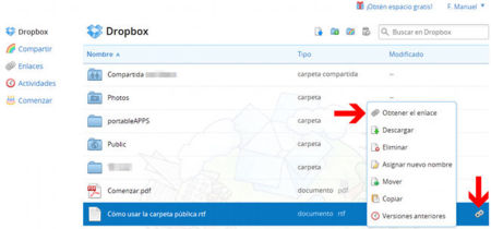 Las carpetas públicas de Dropbox en vías de extinción