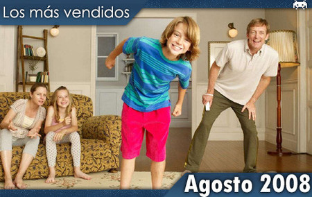 Los juegos más vendidos en España - Agosto 2008