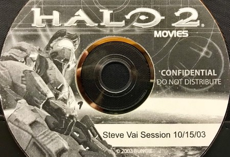 Esta grabación del legendario Steve Vai prestando sus acordes a la B.S.O. de Halo 2 es un festín para el oído
