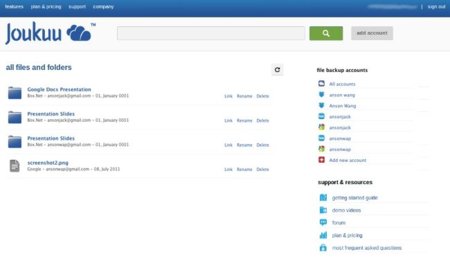 Joukuu te ayuda a administrar tus archivos de Google Docs, Dropbox y Box.net