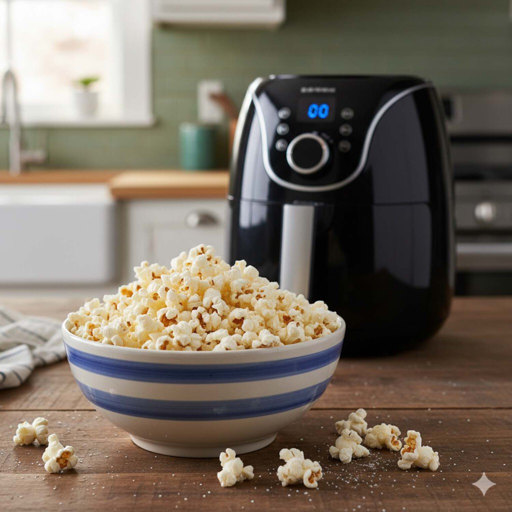 Como hacerte unas deliciosas palomitas de maíz en una Air Fryer 