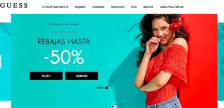 Comienzan las rebajas en Guess: cientos de productos con hasta el 50% de descuento