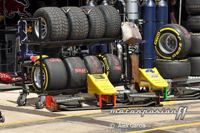 Neumáticos DAMS GP2 Valencia