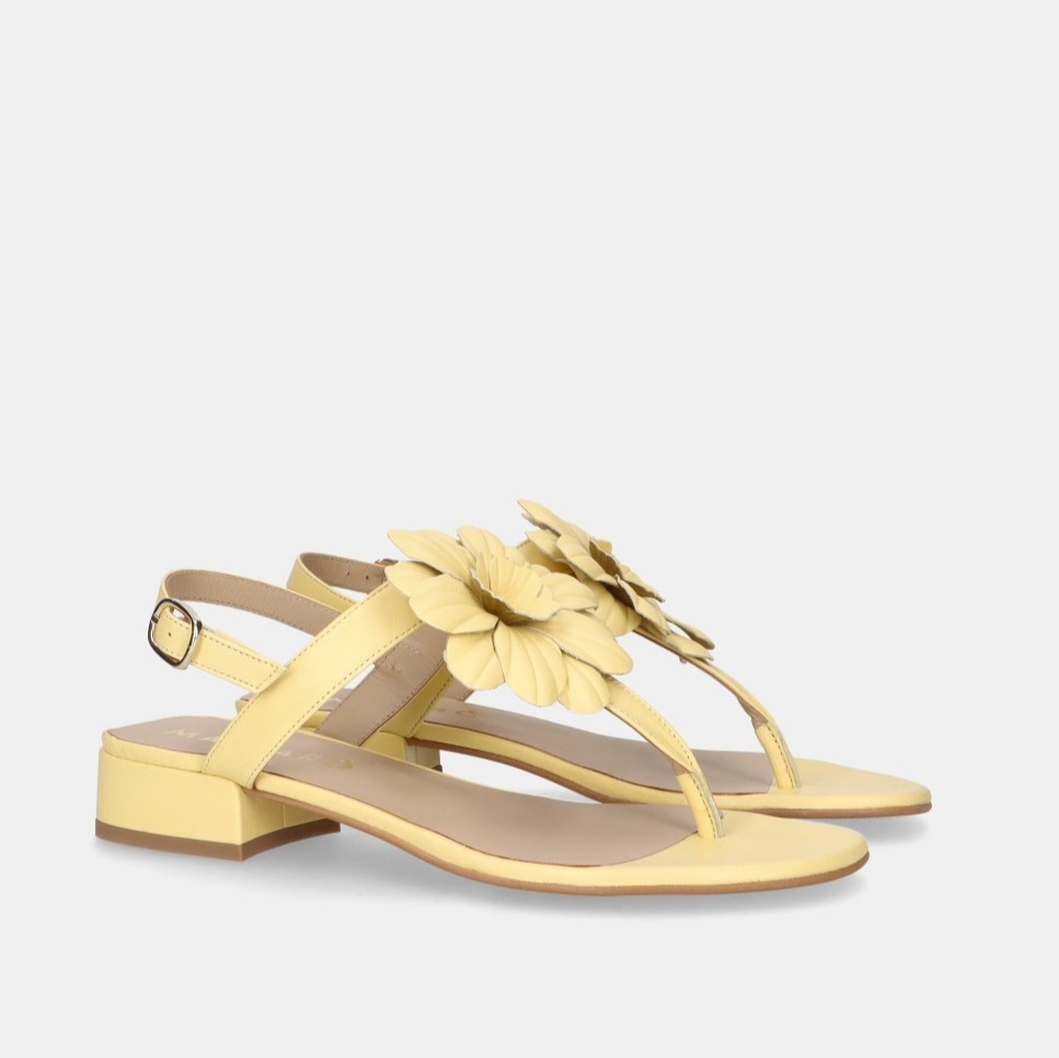 Mascaró
Sandalias planas Amelie de mujer en napa con flor