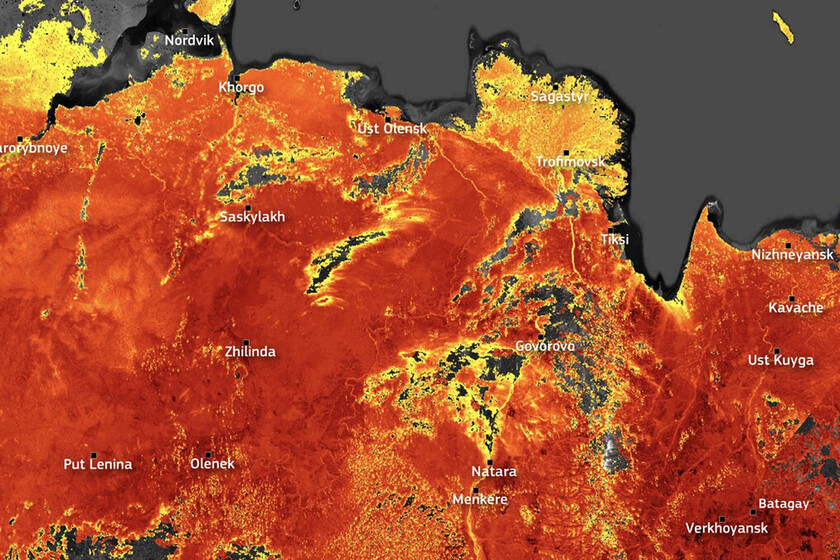 Siberia ha llegado esta semana a los 48 ºC. Es mucho menos impresionante de lo que parece