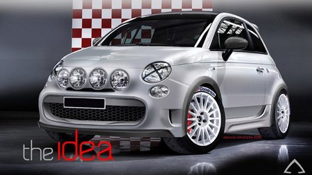 Camal Fiat 500 Marcia Corta, un guiño a los rallies clásicos