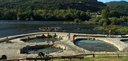 Termas Espana Galicia Invierno Piscinas Calientes Aire Libre Aguas Termales