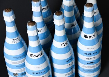 Blue Fin, el cava con el pijama de rayas 